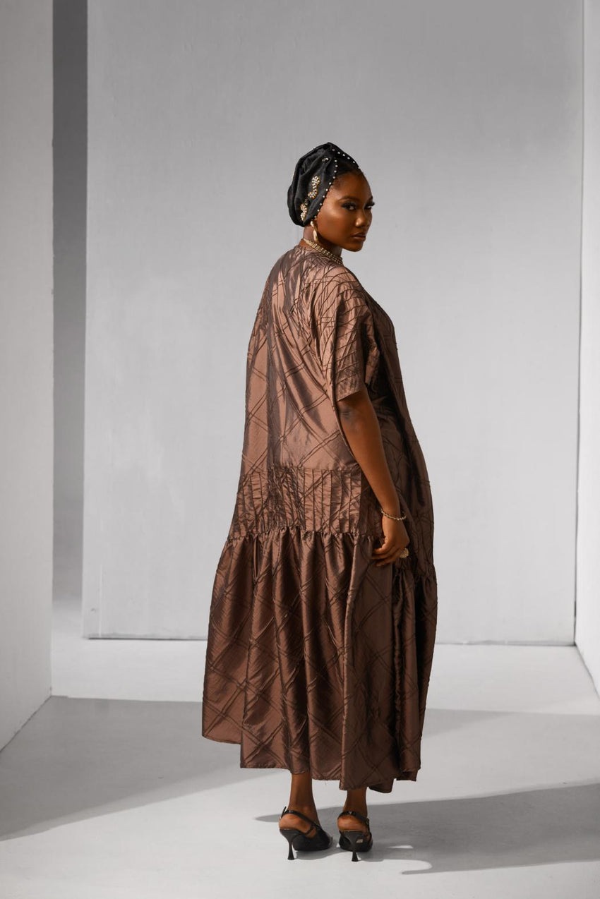 Abaya Lagos Diani Midi Boubou- Plain