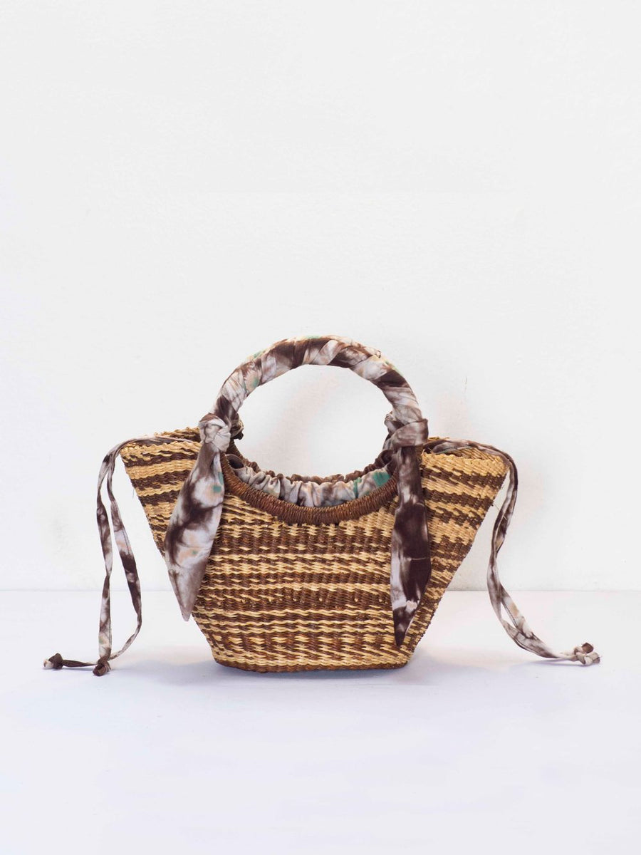 AKETEKETE Woven Butterfly Tote Bag - Small