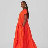 M.O.T Dimma maxi dress with short sleeves
