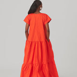 M.O.T Dimma maxi dress with short sleeves