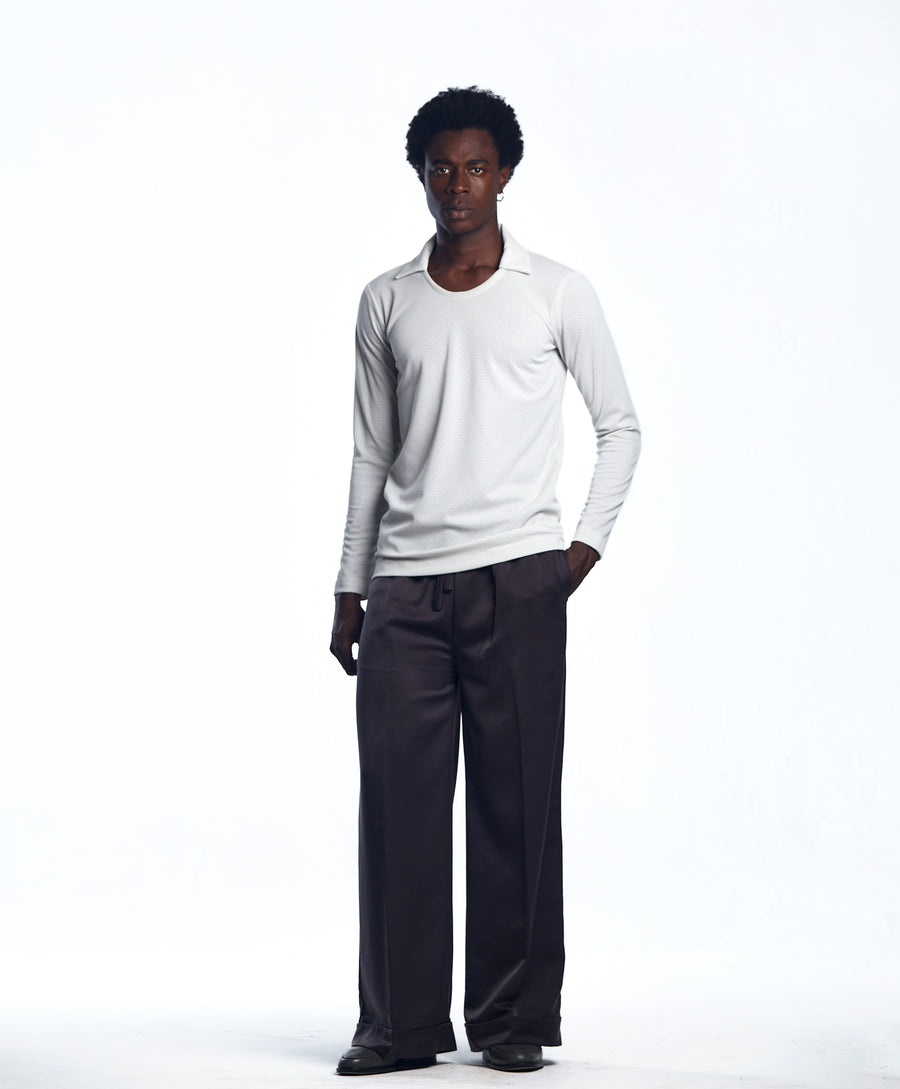 AJABENG VIS-A-VIS Cotton Lycra Long Sleeves Tee Shirt