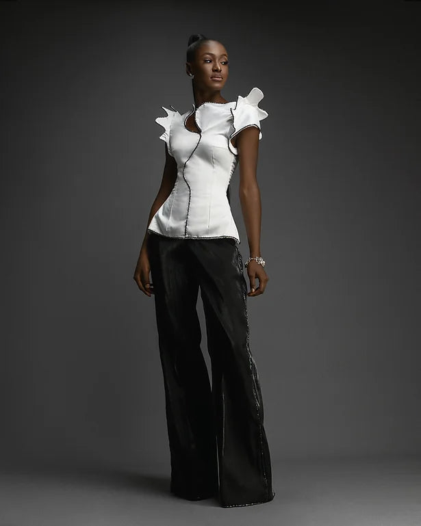Viana Cap Sleeve Top and Wide Pant