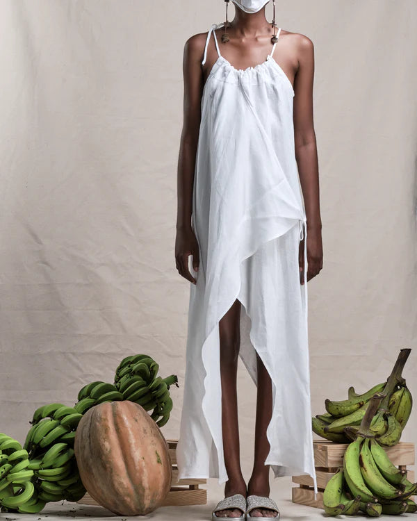 THE CLOTH Bequia Sleeveless Linen Dress