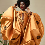 Cute-Saint Eso Dress With Puff Sleeves