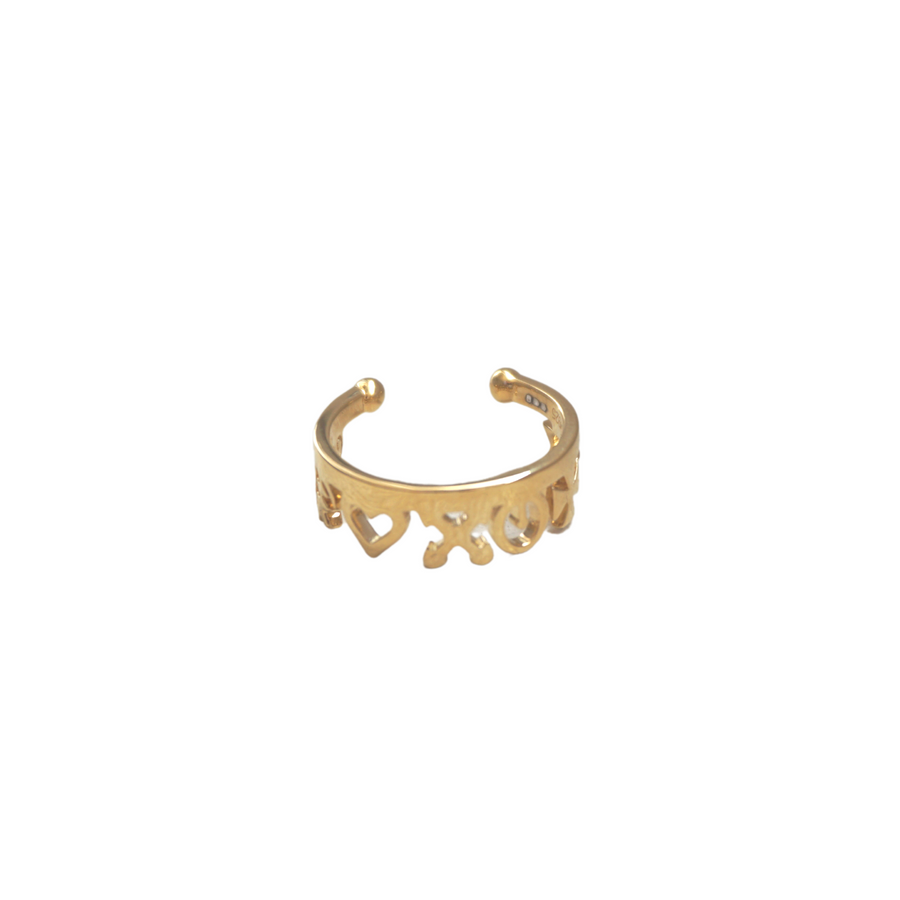 SAHMANI 18k Gold Charm Ring