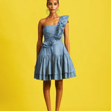 Hassana Denim Mini Dress