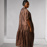 Abaya Lagos Diani Midi Boubou- Plain