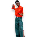 Cute-Saint Iwa Pant with side opening and snap buttons