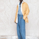 OLOOH Mustard Yellow Linen Overshirt | ADJOAA