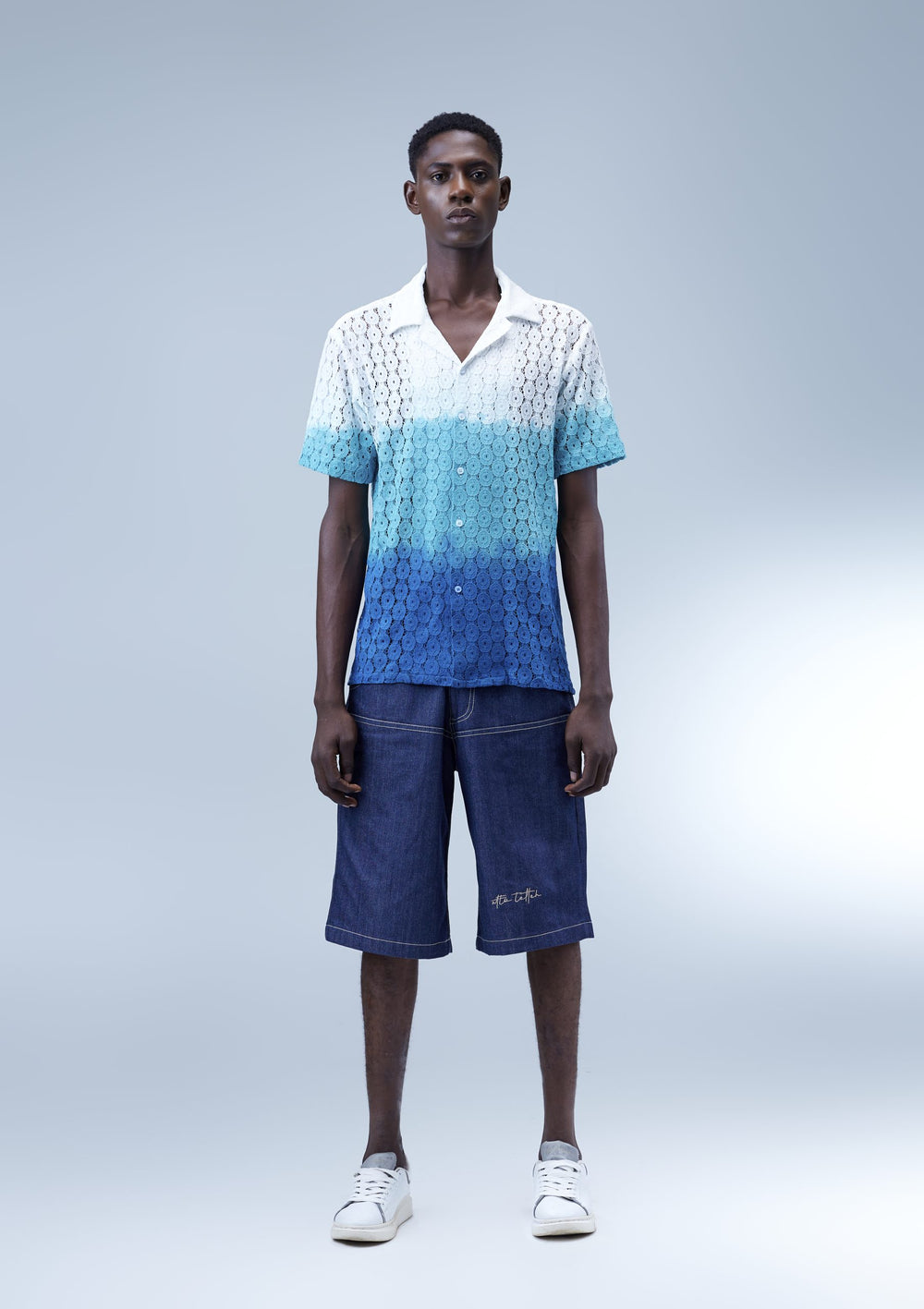 Atto Tetteh Kuuku Cabana Lace Shirt