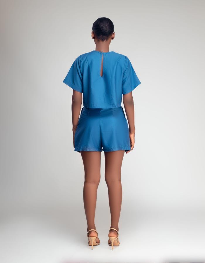NAIA Loose fit crop top with shorts, Eva Short Set