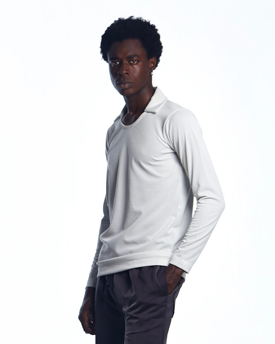 AJABENG VIS-A-VIS Cotton Lycra Long Sleeves Tee Shirt