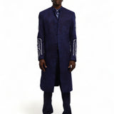 Cute-Saint Demba Coatee Set with 3D embroidery details on the sleeves