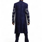 Cute-Saint Demba Coatee Set with 3D embroidery details on the sleeves