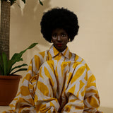 Cute-Saint Agbada Shirt Set with snap buttons
