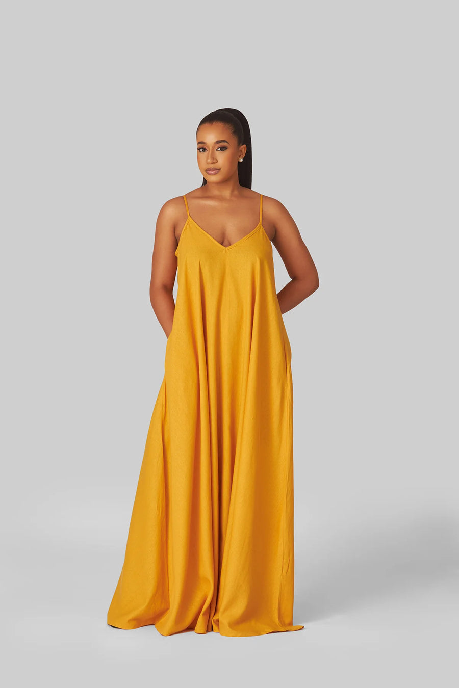 M.O.T Jo dress, Thin strap loose fit maxi dress | African High Fashion | African Clothing Store ADJOAA M.O.T Jo dress, Thin strap loose fit maxi dress | African High Fashion | African Clothing Store ADJOAA