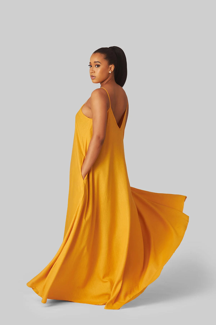 M.O.T Jo dress, Thin strap loose fit maxi dress | African High Fashion | African Clothing Store ADJOAA M.O.T Jo dress, Thin strap loose fit maxi dress | African High Fashion | African Clothing Store ADJOAA