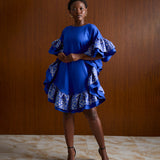 KAYADUA Bulum Bloom Dress in Royal Blue | ADJOAA