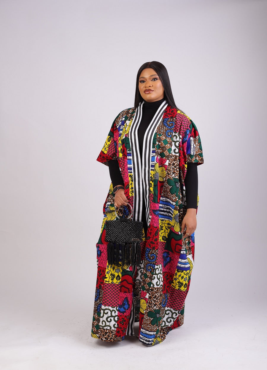 Shimoshile Kimono Maxi Dress