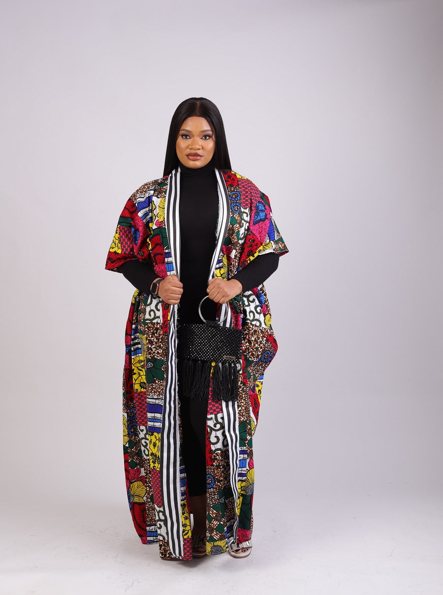 Shimoshile Kimono Maxi Dress