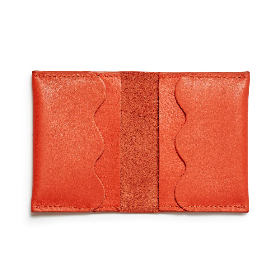 Project Dyad || Cow Leather Wave Cardholder with card and cash compartment