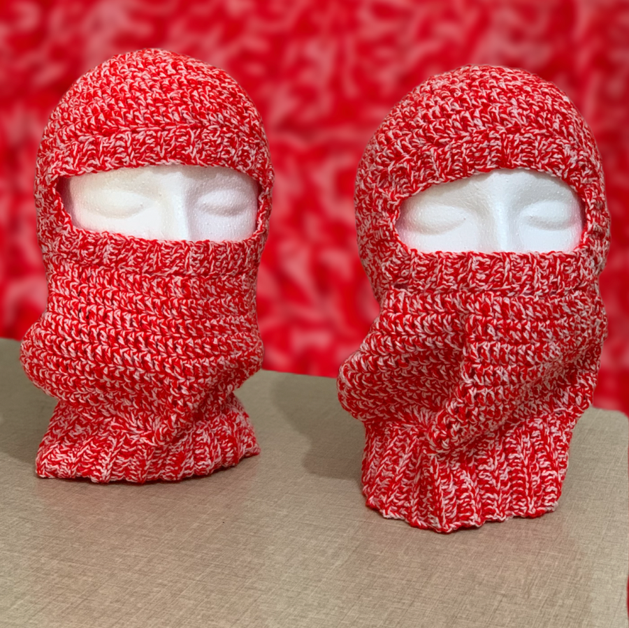 Gaea Lumi crochet animal balaclava