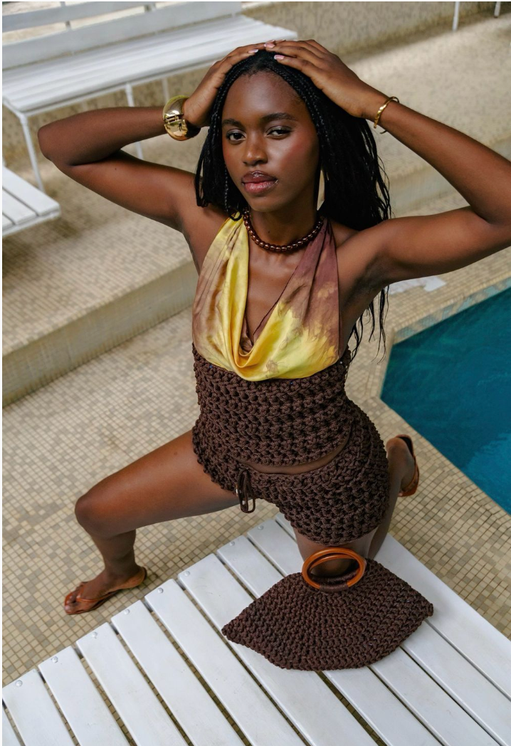 Qreenade crochet 2 piece The MIE Set