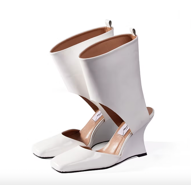 Loza Maleombho Square Toe Cut Out PLATEAU Boots