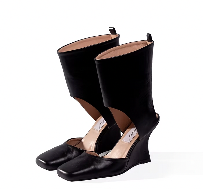 Loza Maleombho Square Toe Cut Out PLATEAU Boots