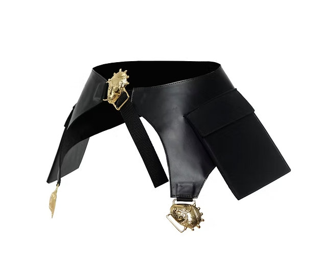 Loza Maleombho Leather Peplum KPELE Belt