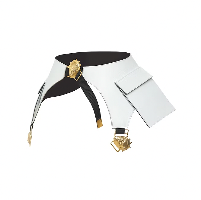 Loza Maleombho Leather Peplum KPELE Belt
