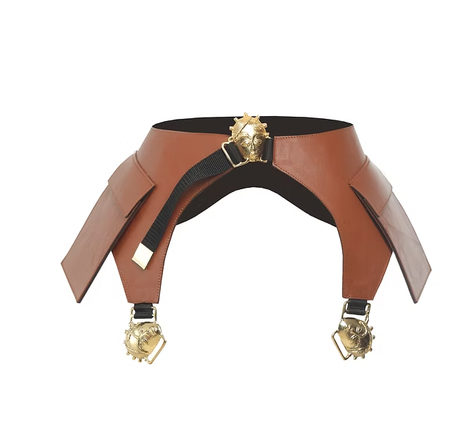 Loza Maleombho Leather Peplum KPELE Belt