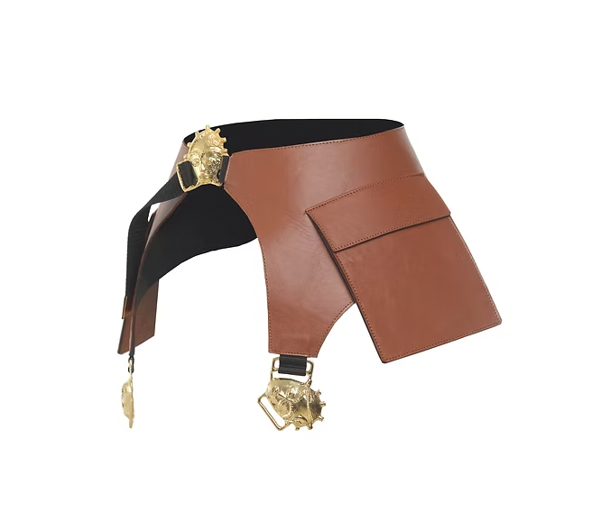 Loza Maleombho Leather Peplum KPELE Belt