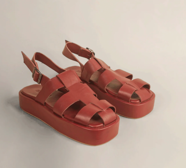 Maliko Leather Fisherman EMMY Sandals
