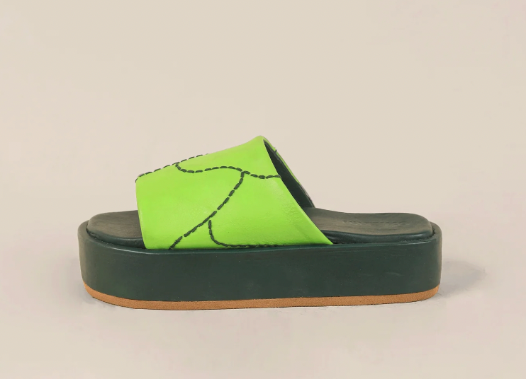 Maliko Hand Embroidered Leather OGO Sandals