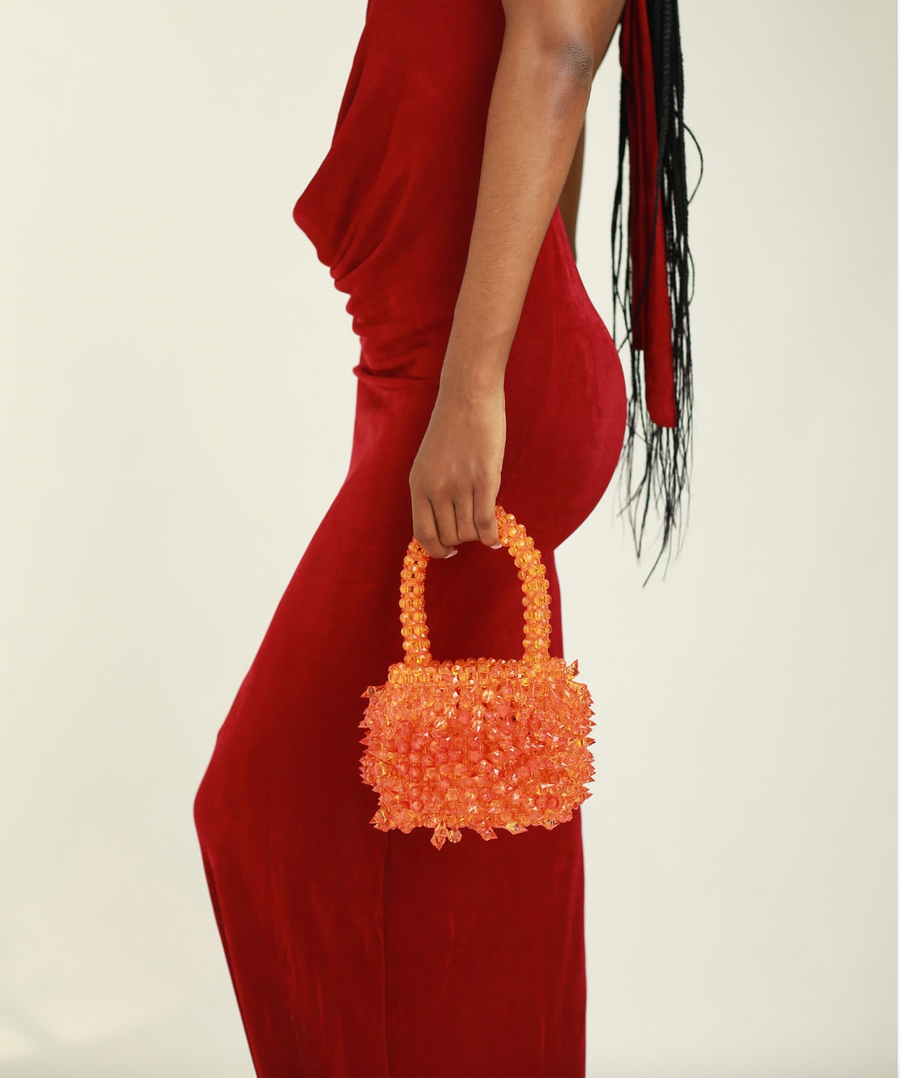 Mairachamp Mini Crystal Cluster ASHA B Beaded Bag