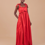 M.O.T  Bow Tie Maxi Somto Dress