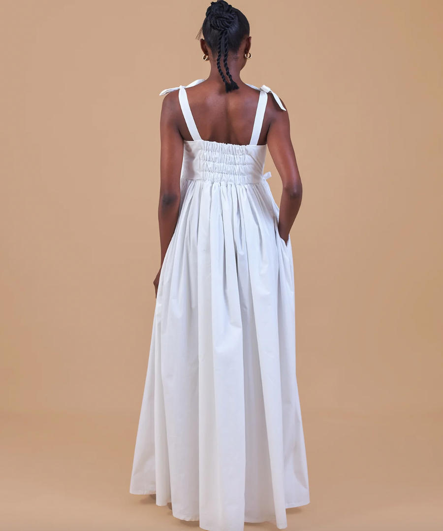 M.O.T  Bow Tie Maxi Somto Dress