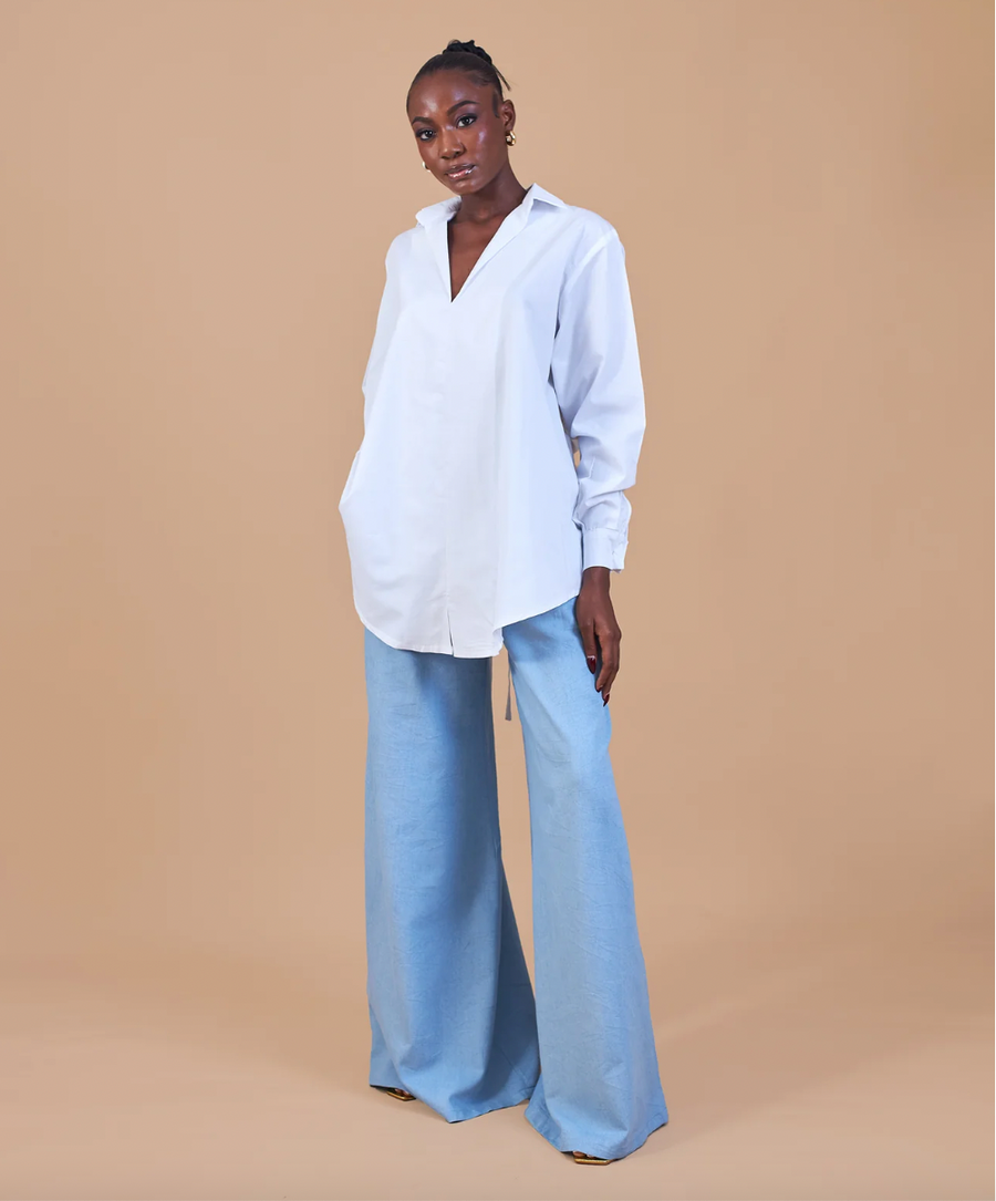 M.O.T Oversize Long Sleeve Nafisa Cotton Shirt