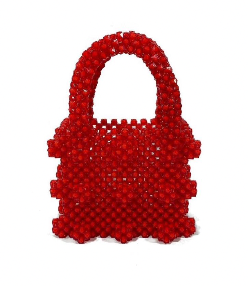 Mairachamp Mini Box Beaded Bag