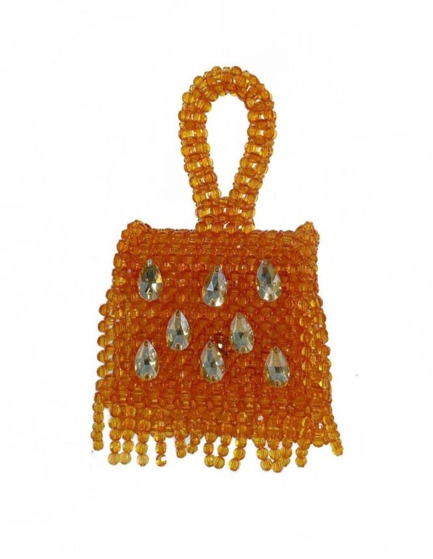 Mairachamp Crystal Drop RHINE BAG Beaded Mini Bag