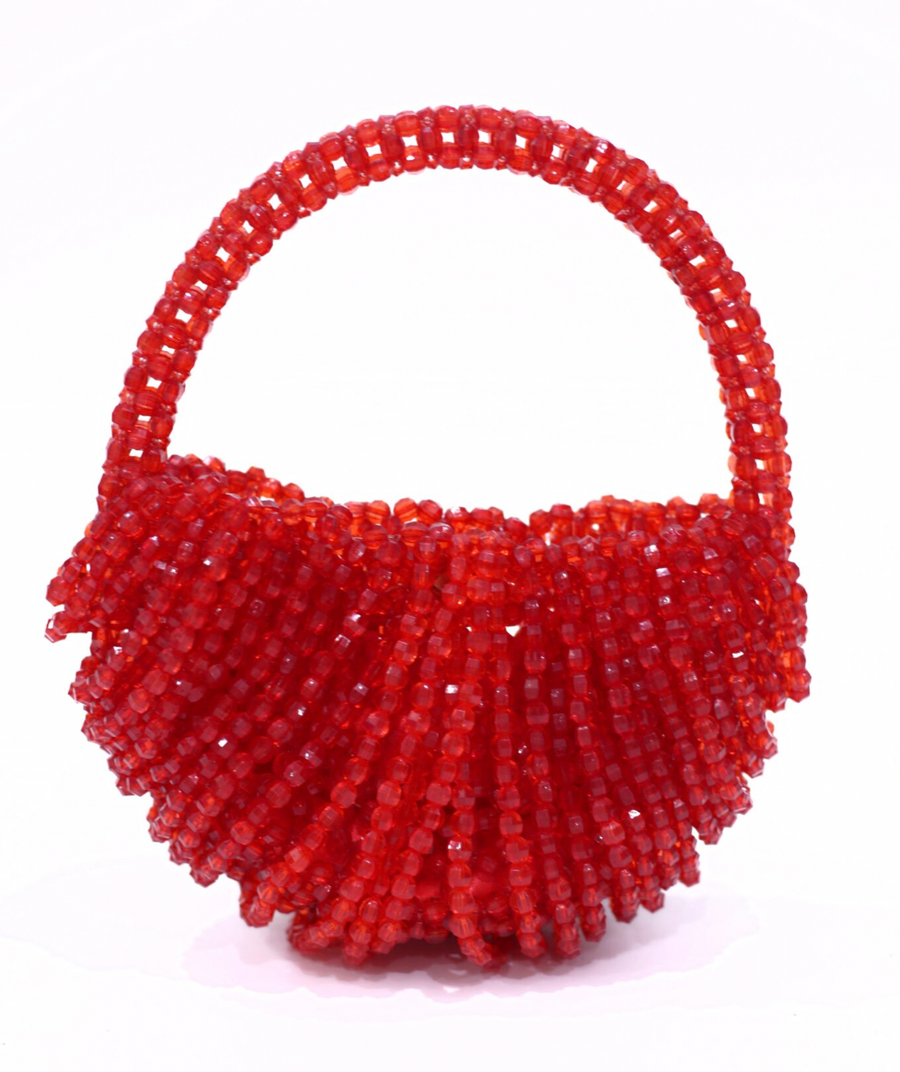 Mairachamp Gathered Beaded SHAWL Shoulder Bag