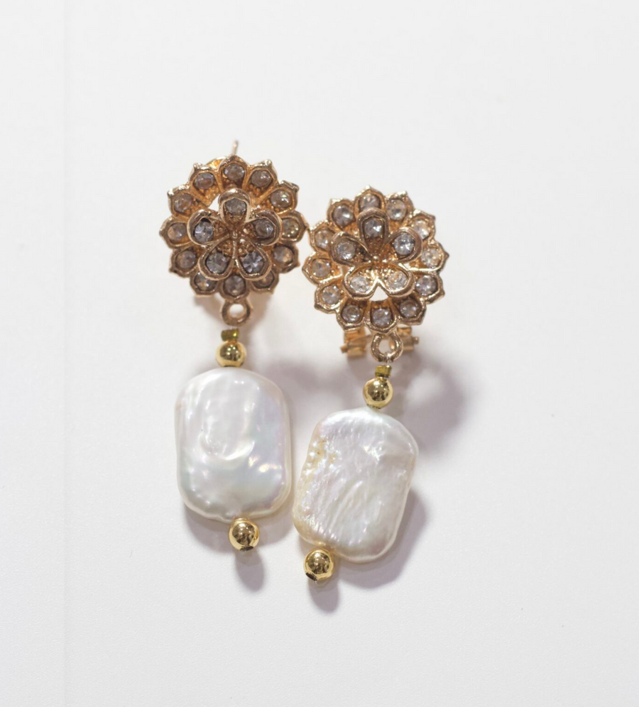 Mairachamp HERA Vintage Style Pearl Drop Earrings