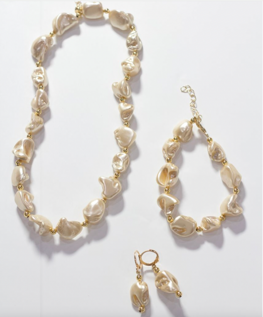 Mairachamp NORA Golden Luster Pearl Set