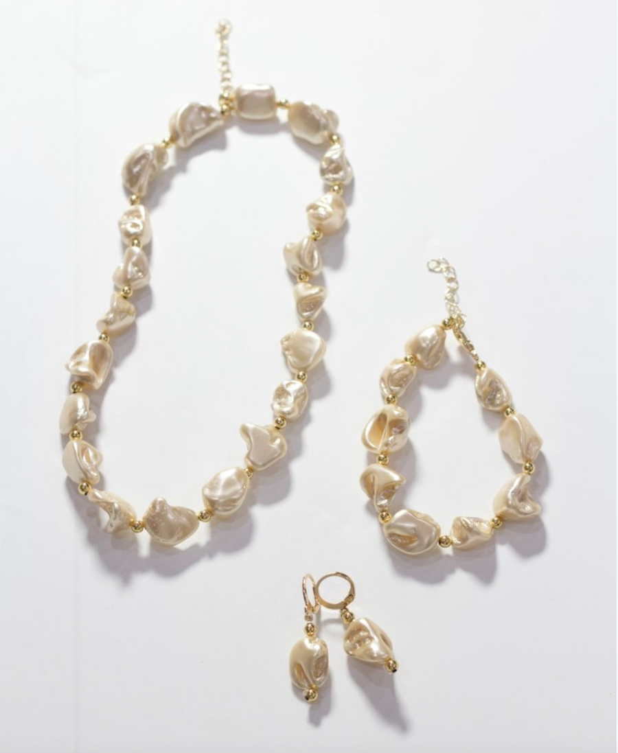Mairachamp NORA Golden Luster Pearl Set