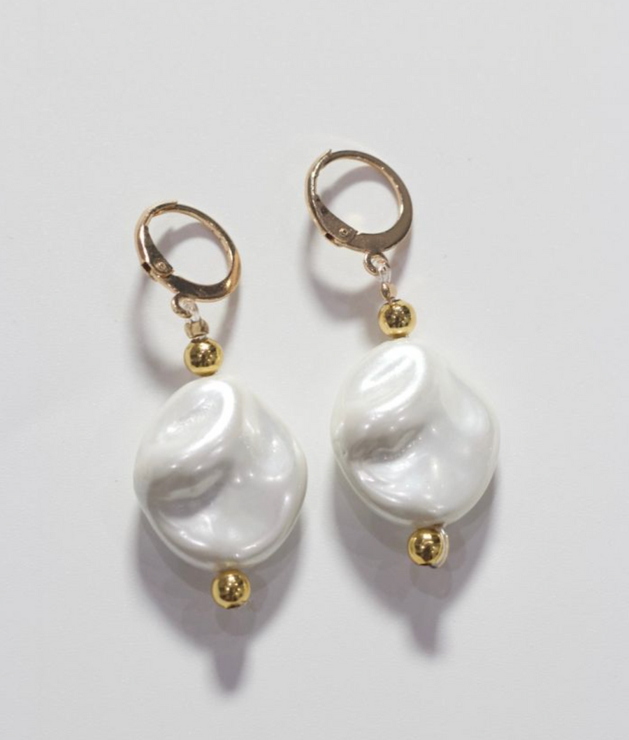 Mairachamp ONYX Pearl Drop Earrings