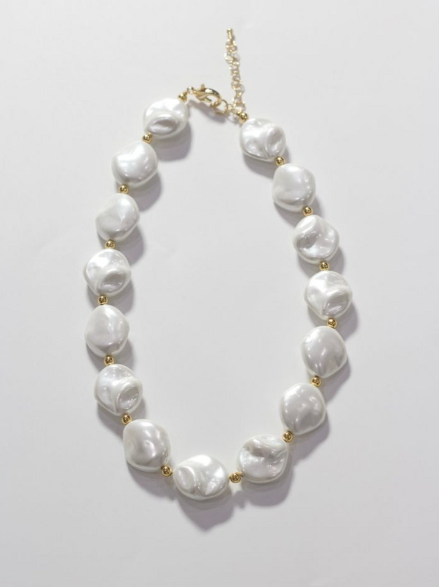 Mairachamp ONYX Pearl Collar Necklace