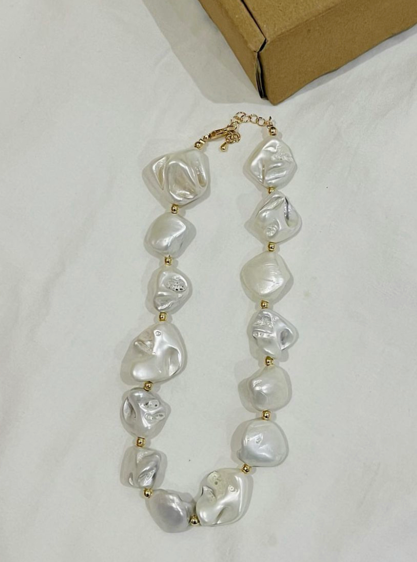Mairachamp ORA Sculpted Pearl Necklace