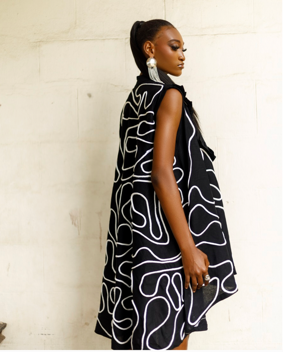 Cute-Saint Okun Victoria Sleeveless Knee Leangth Dress