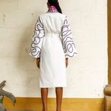 Cute-Saint Okun Loose Fitted Jacket Dress
